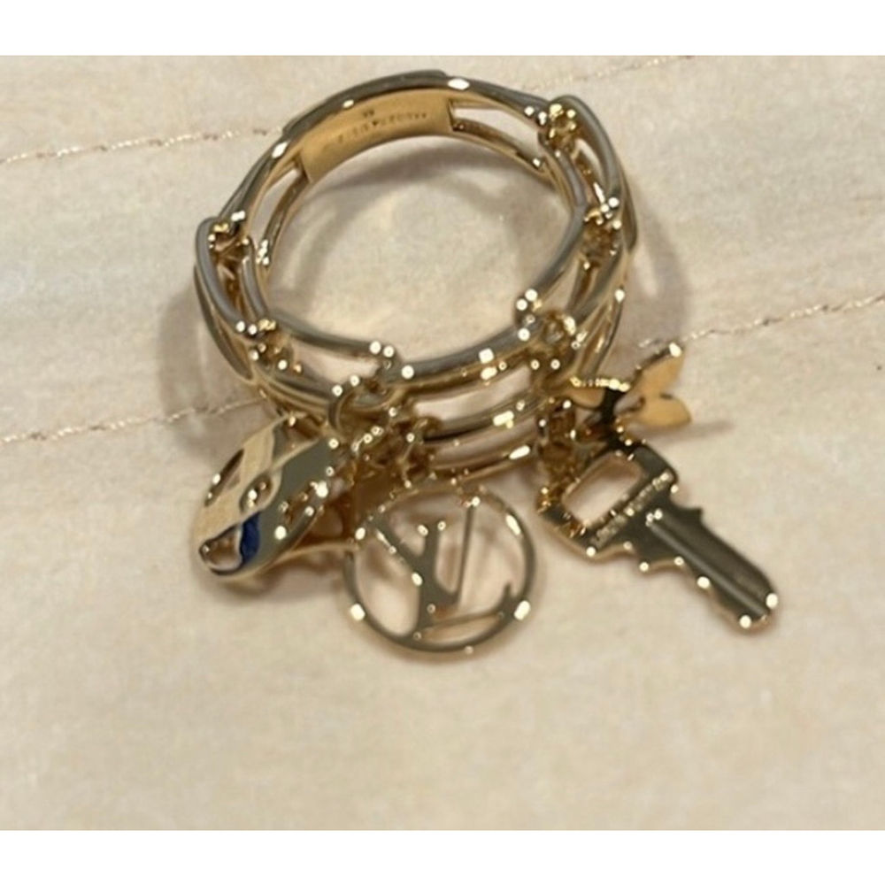 Louis Vuitton Gold Charm Ring Set - Picture 4 of 6